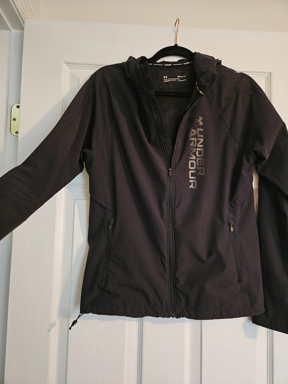 Under Armour Women's Fitted Black Hooded Jacket